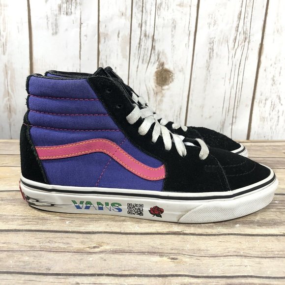 Vans Sk8-Hi Disruptive Shoes Womens Size 6 Athletic Canvas Skateboarding Lace Up - Picture 5 of 12